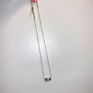 Gray stone Kendra Scott necklace